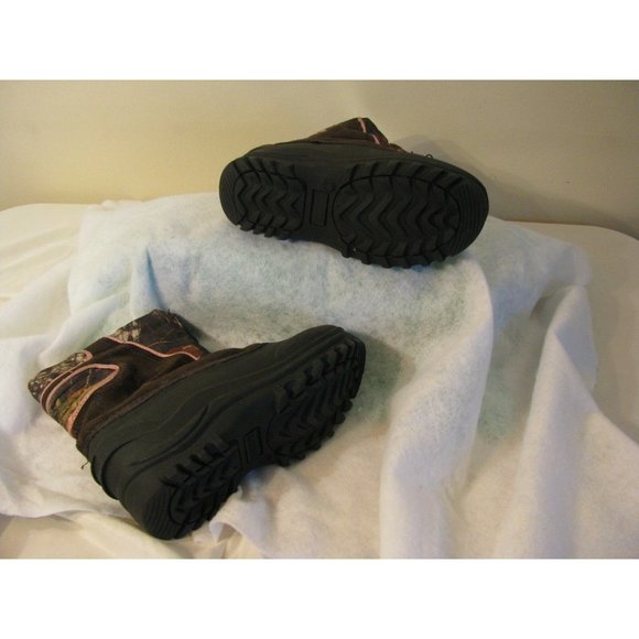 Falls Creek Girls Youth Size 2 Winter Snow Boots - Picture 5 of 8